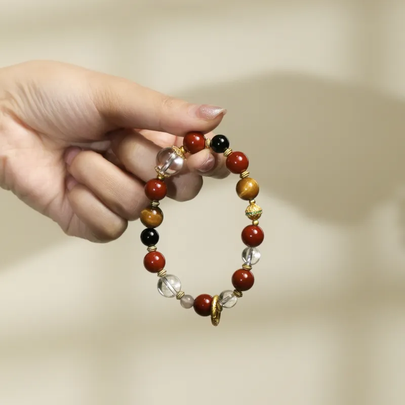 TIANTAISHAN Southern Red Agate Bracelets Unisex-4