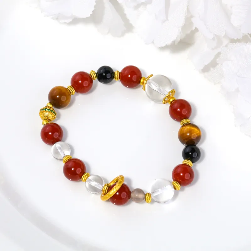 TIANTAISHAN Southern Red Agate Bracelets Unisex-1
