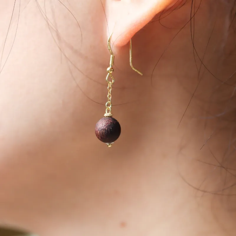 TIANTAISHAN Agarrattan Earrings Unisex-5