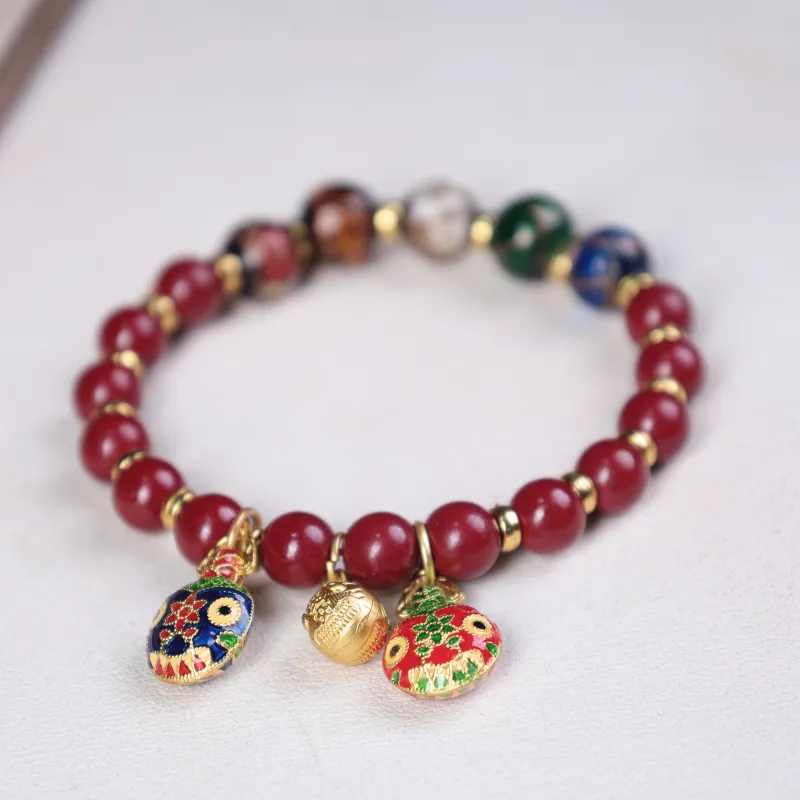 TIANTAISHAN Cinnabar Bracelets Unisex-2