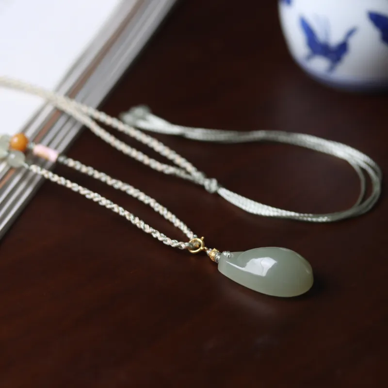 TIANTAISHAN Pendants Green Jade Unisex-3