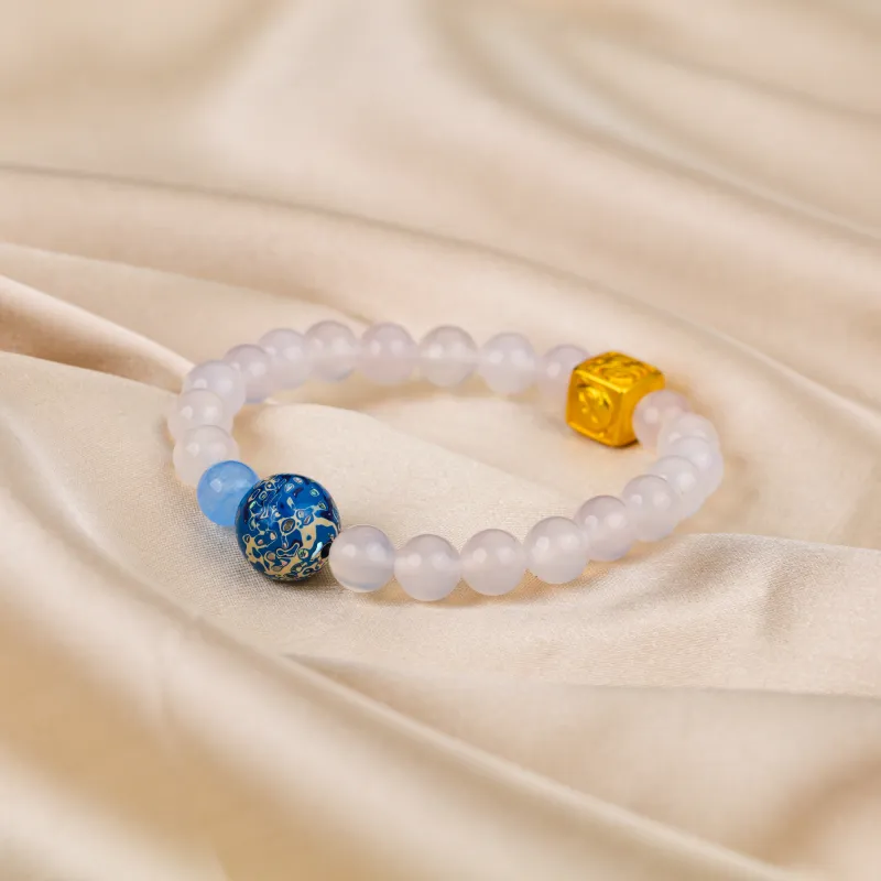 TIANTAISHAN Natural Agate Bracelets Unisex-12