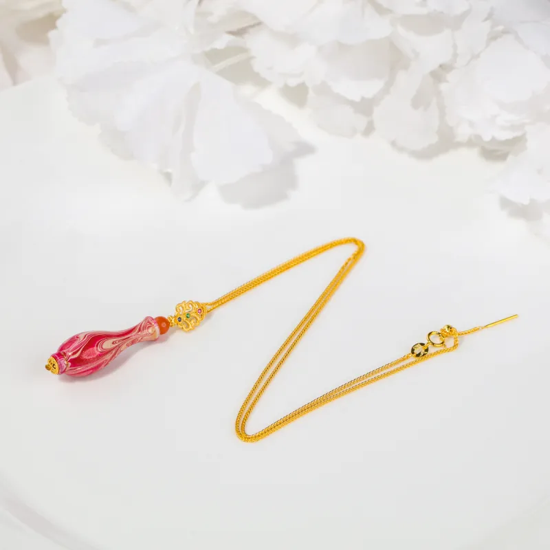 TIANTAISHAN Lacquer Necklaces Unisex-13
