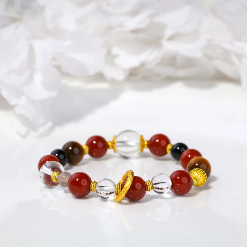 TIANTAISHAN Southern Red Agate Bracelets Unisex-2