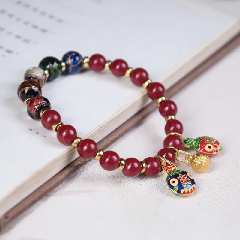 TIANTAISHAN Cinnabar Bracelets Unisex-4