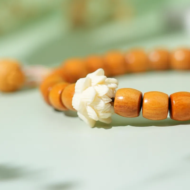 TIANTAISHAN Barbie Sandalwood Wooden Bracelets Unisex-2