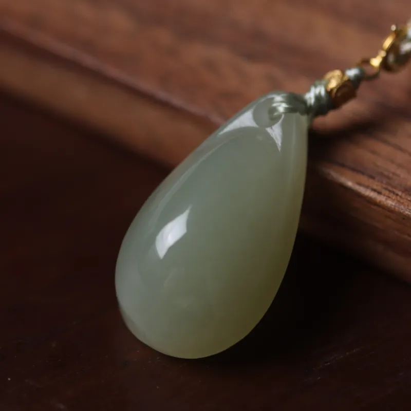 TIANTAISHAN Pendants Green Jade Unisex-5