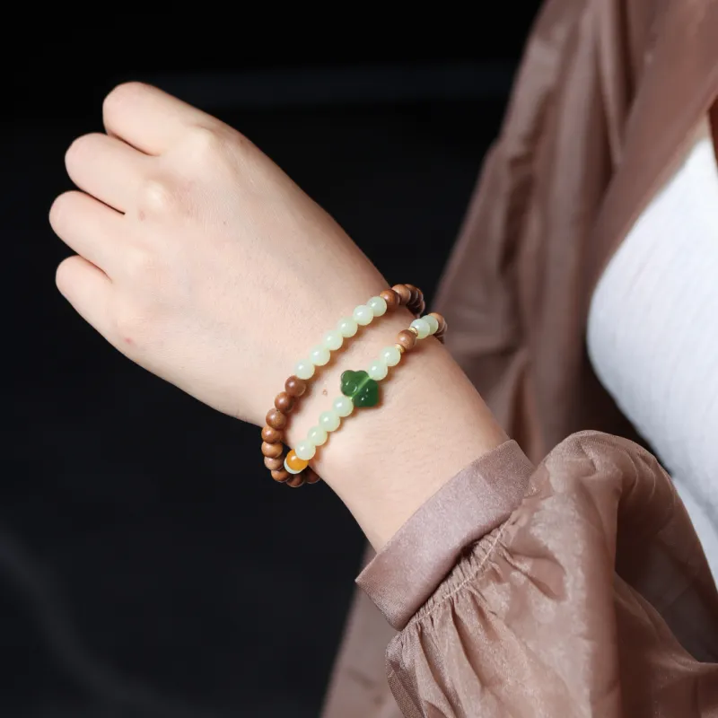 TIANTAISHAN Bracelets Yellow Jade Unisex-2