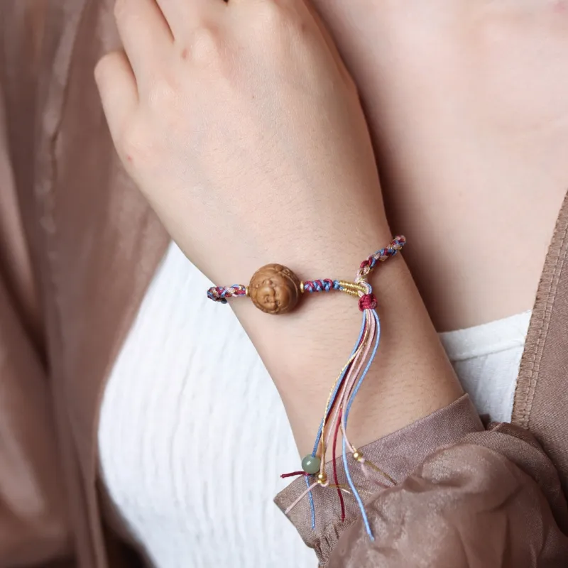 TIANTAISHAN Laoshan Sandalwood Precious Wood Bracelets Unisex-6
