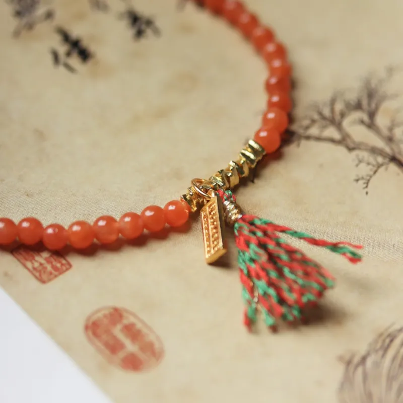 TIANTAISHAN Agate Bracelets Unisex-4