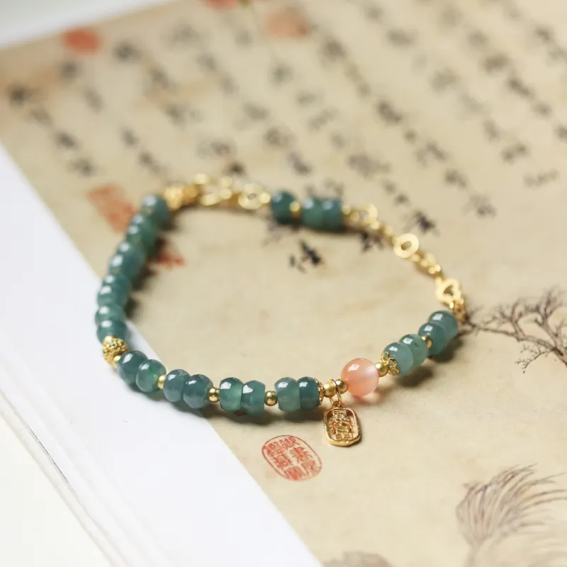 TIANTAISHAN Glutinous Jade Jadeite Bracelets Unisex-2