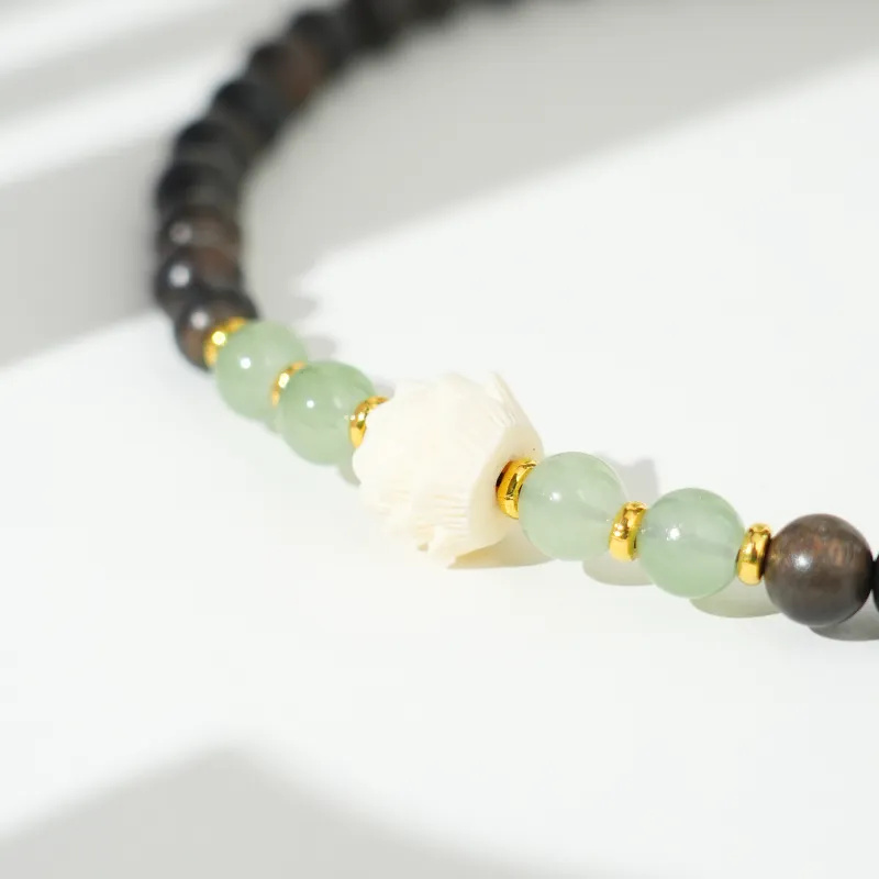 TIANTAISHAN Ebony Wooden Bracelets Unisex-2