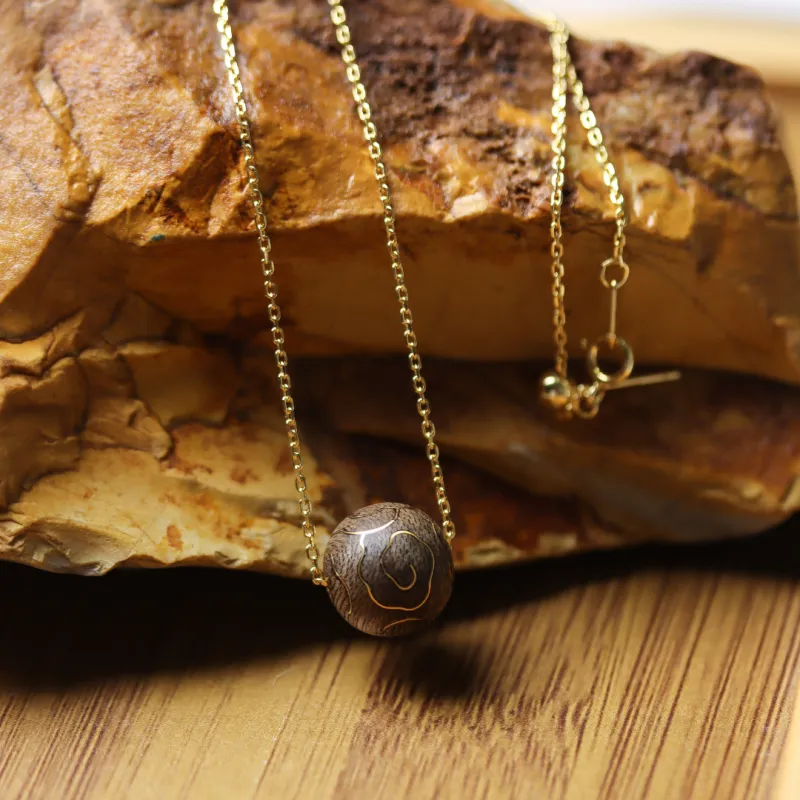 TIANTAISHAN Agarwood Necklaces Unisex-3