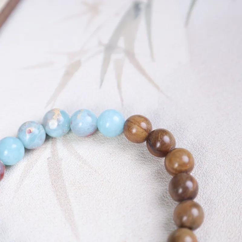 TIANTAISHAN Green Sandalwood Bracelets Unisex-4