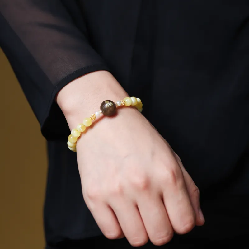 TIANTAISHAN Beeswax Bracelets Unisex-1