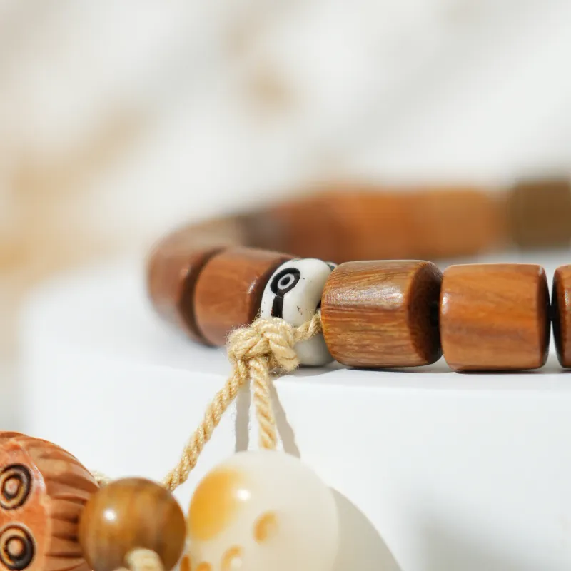 TIANTAISHAN Green Sandalwood Bracelets Unisex-10