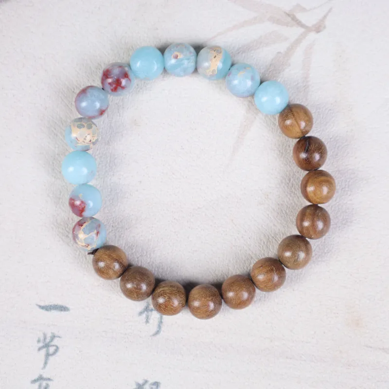 TIANTAISHAN Green Sandalwood Bracelets Unisex-1