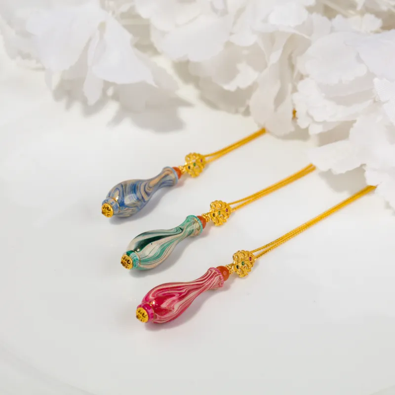 TIANTAISHAN Lacquer Necklaces Unisex-17