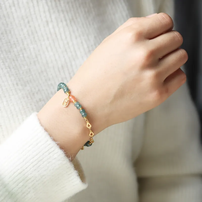 TIANTAISHAN Glutinous Jade Jadeite Bracelets Unisex-5
