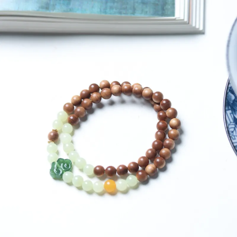 TIANTAISHAN Bracelets Yellow Jade Unisex-3