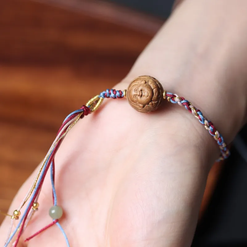 TIANTAISHAN Laoshan Sandalwood Precious Wood Bracelets Unisex-5