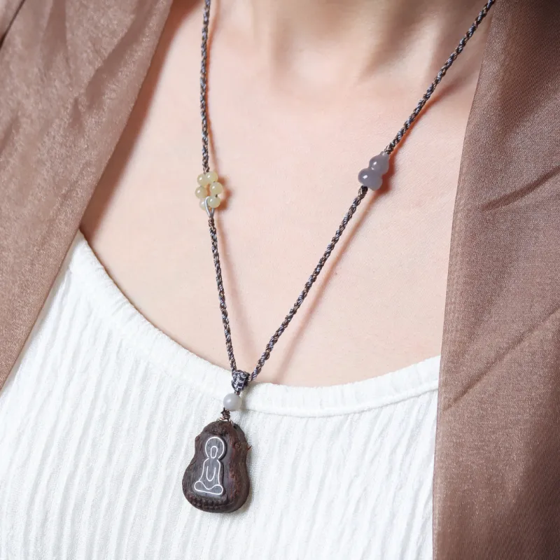 TIANTAISHAN Agarwood Necklaces Unisex-2