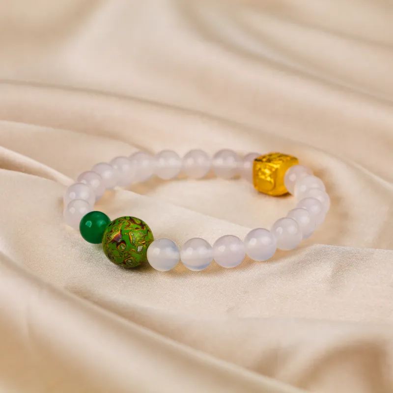 TIANTAISHAN Natural Agate Bracelets Unisex-7