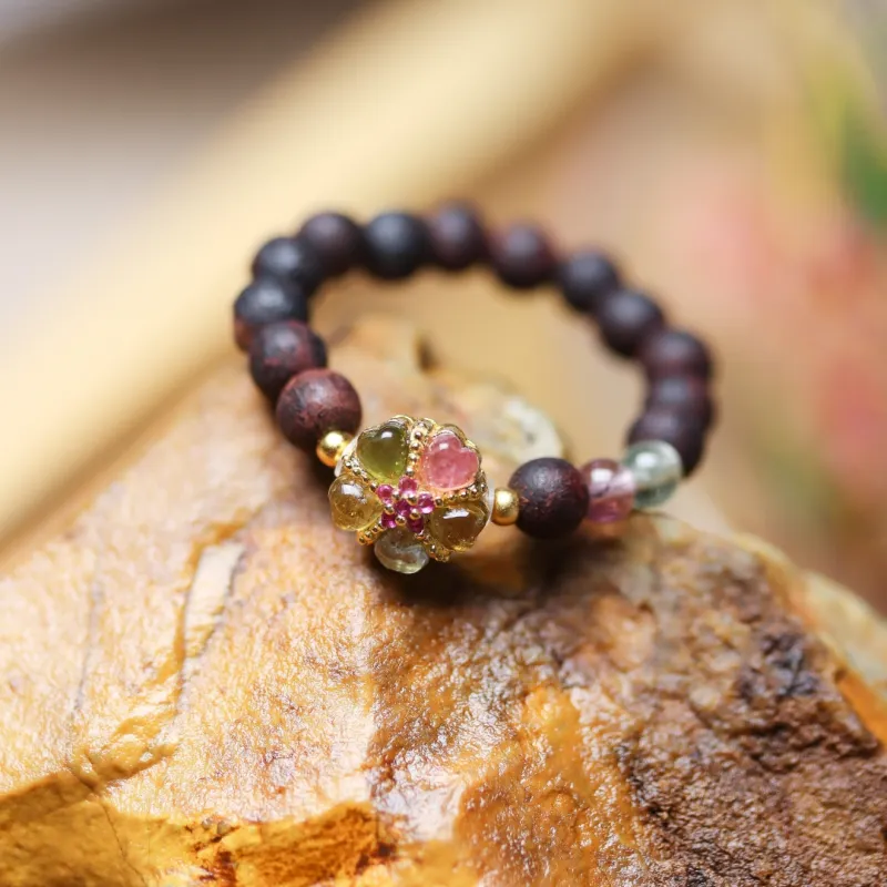 TIANTAISHAN Agarrattan Wooden Rings Unisex-1