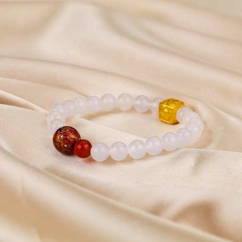 TIANTAISHAN Natural Agate Bracelets Unisex-17