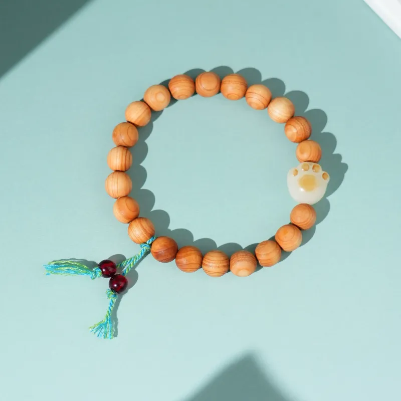 TIANTAISHAN Milky Agarwood Wooden Bracelets Unisex-8