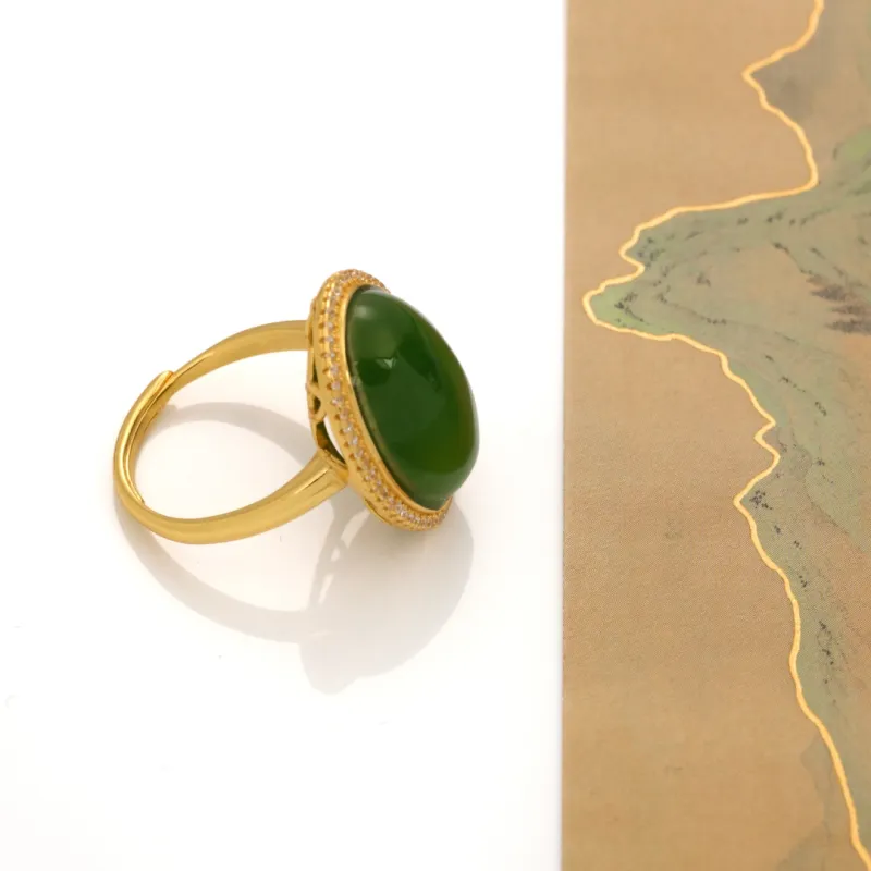 TIANTAISHAN Rings Jasper Unisex-4