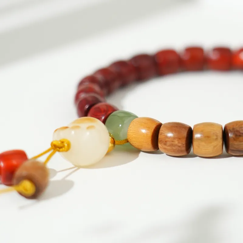 TIANTAISHAN Green Sandalwood Bracelets Unisex-2