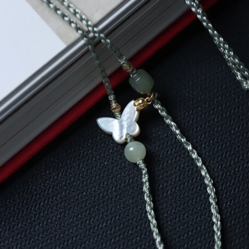 TIANTAISHAN Hetian Jade Pendants Pale Greenish White Jade Unisex-2