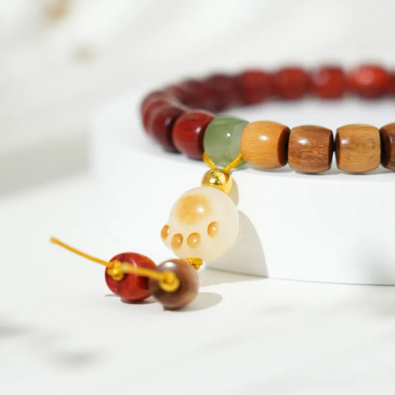 TIANTAISHAN Green Sandalwood Bracelets Unisex-4