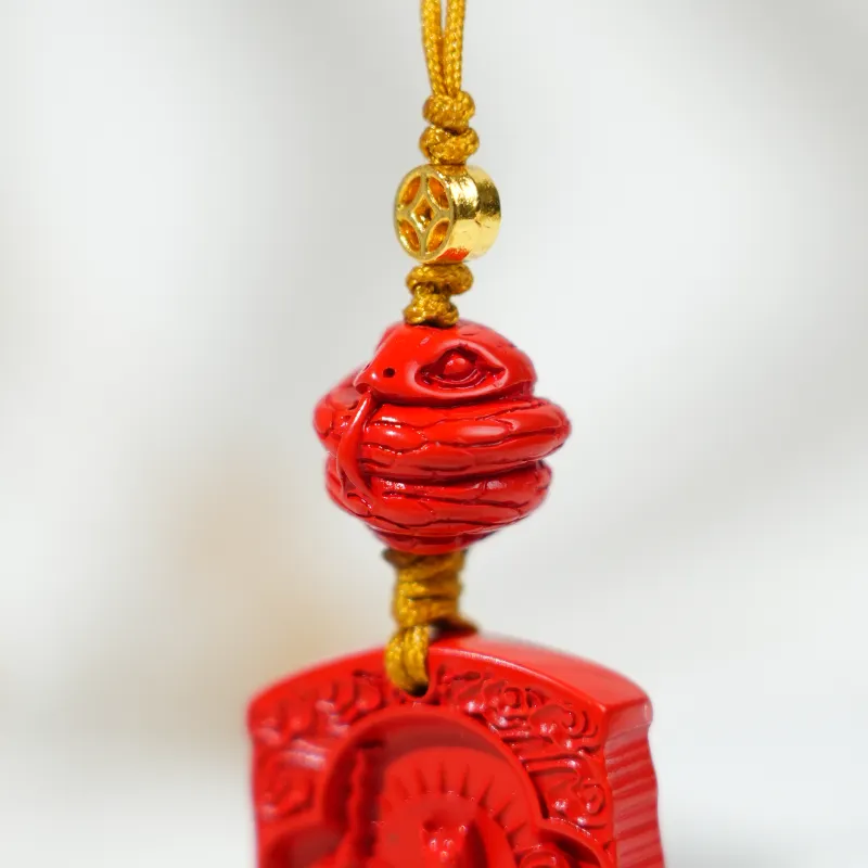 TIANTAISHAN Cinnabar Ornaments Unisex-6