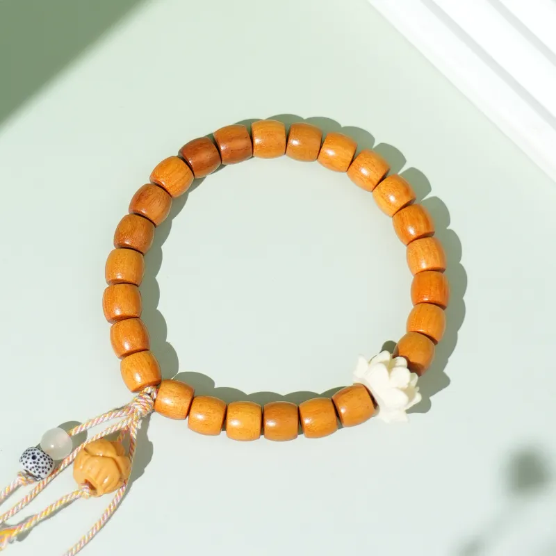 TIANTAISHAN Barbie Sandalwood Wooden Bracelets Unisex-1