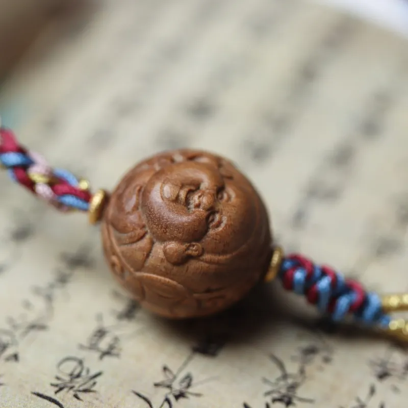 TIANTAISHAN Laoshan Sandalwood Precious Wood Bracelets Unisex-3
