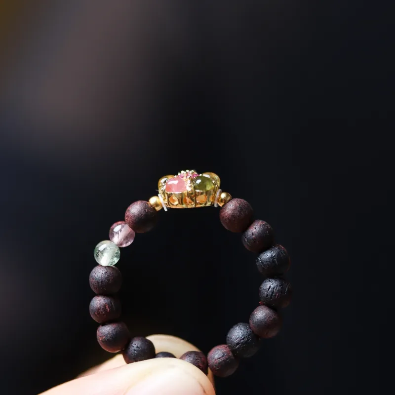 TIANTAISHAN Agarrattan Wooden Rings Unisex-3