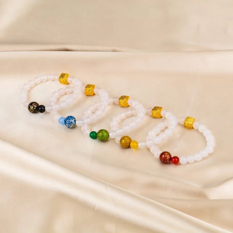 TIANTAISHAN Natural Agate Bracelets Unisex-8