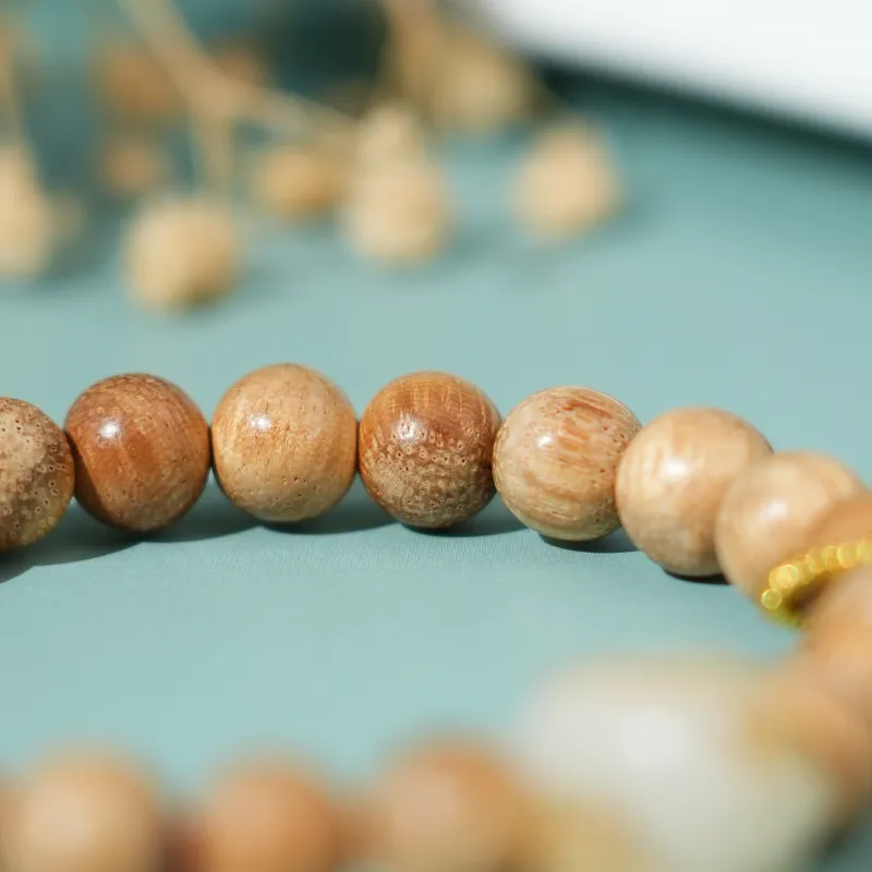 TIANTAISHAN Milky Agarwood Wooden Bracelets Unisex-2