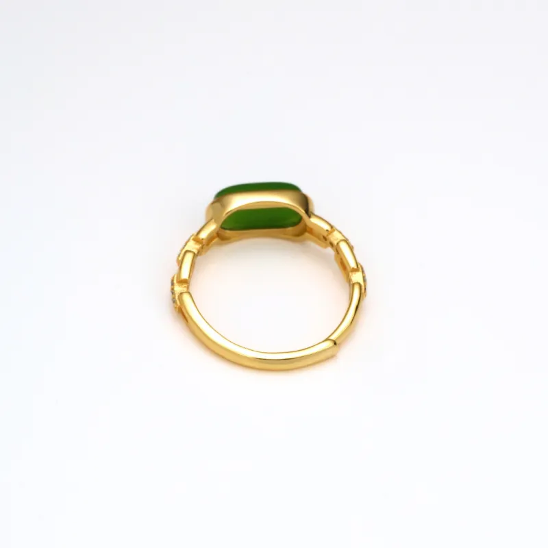 TIANTAISHAN Hetian Jade Rings Jasper Unisex-4