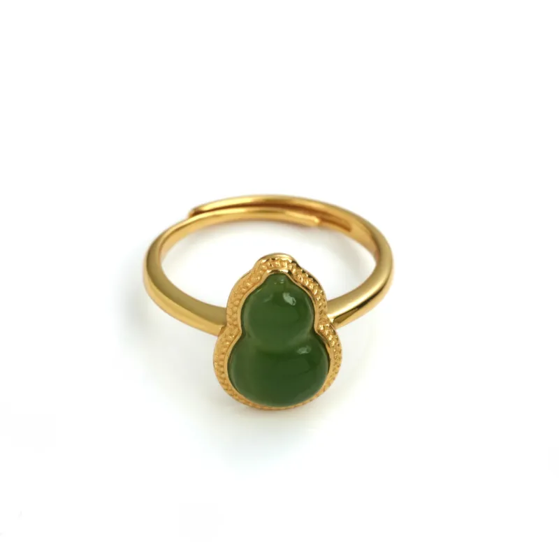 TIANTAISHAN Hetian Jade Rings Jasper Unisex-7