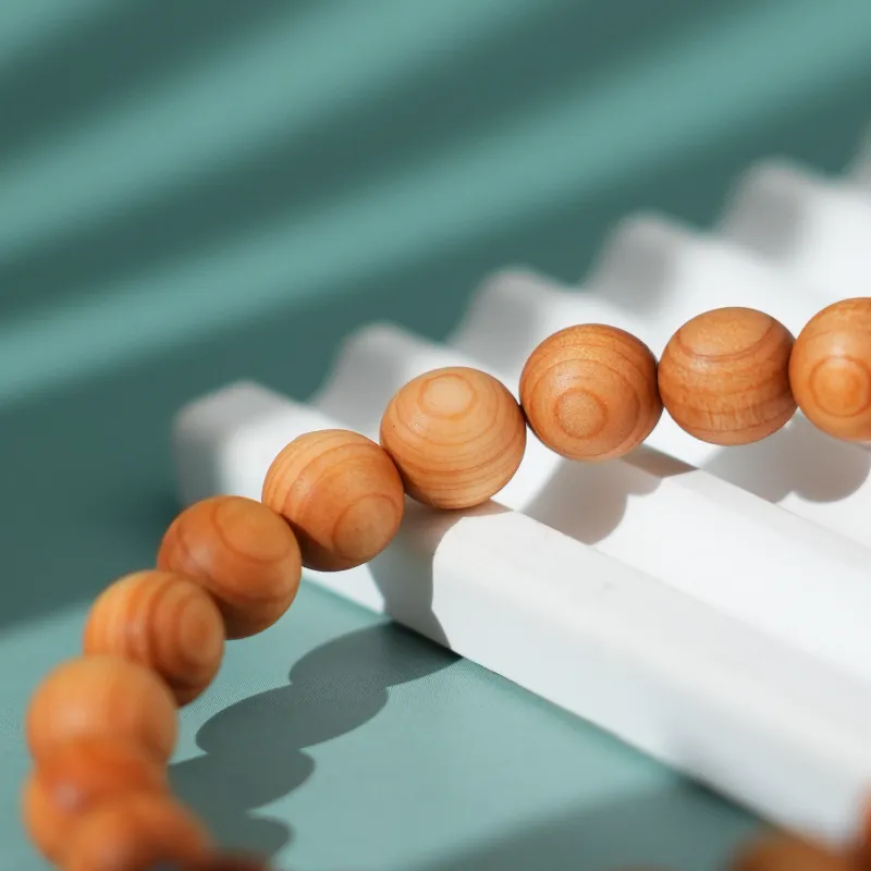 TIANTAISHAN Milky Agarwood Wooden Bracelets Unisex-11