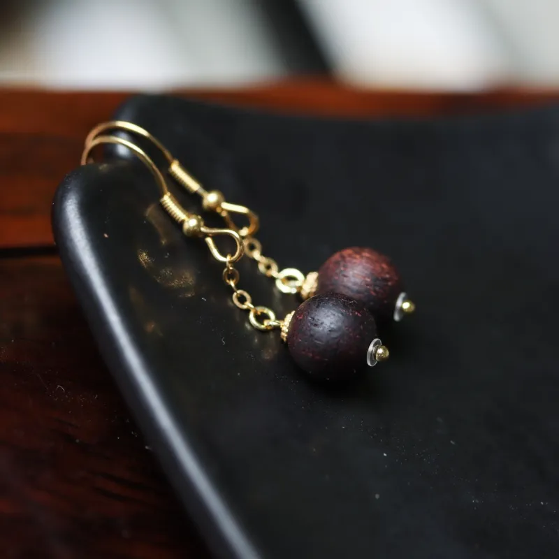 TIANTAISHAN Agarrattan Earrings Unisex-2