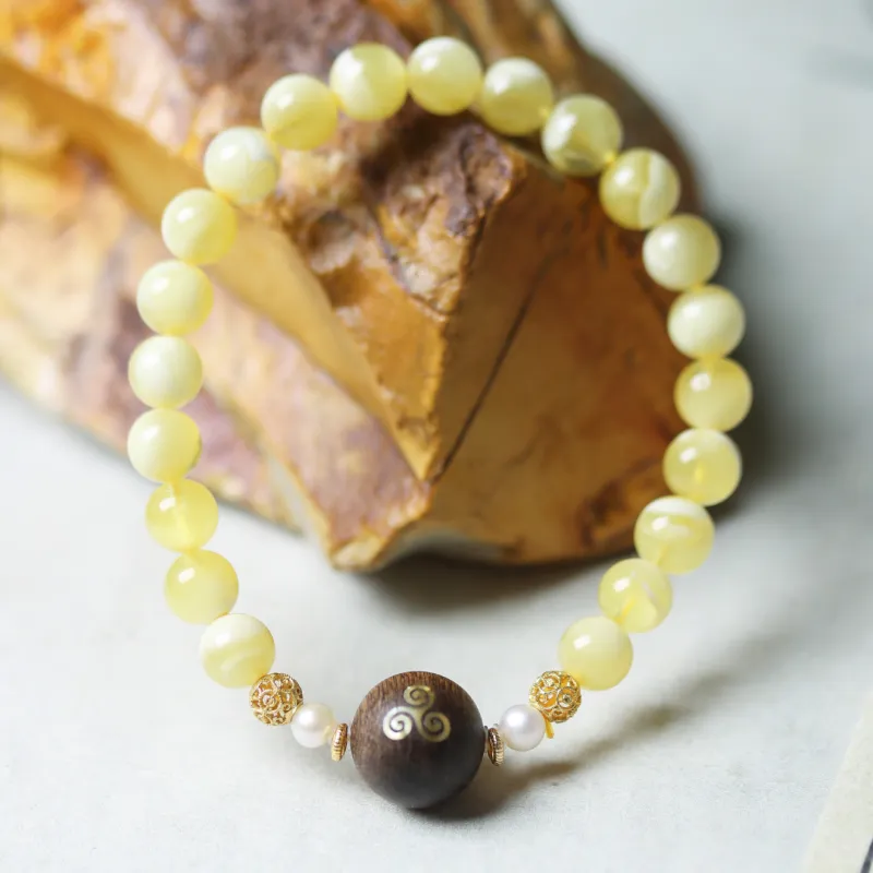 TIANTAISHAN Beeswax Bracelets Unisex-5