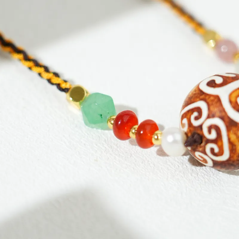 TIANTAISHAN Agate Necklaces Unisex-6