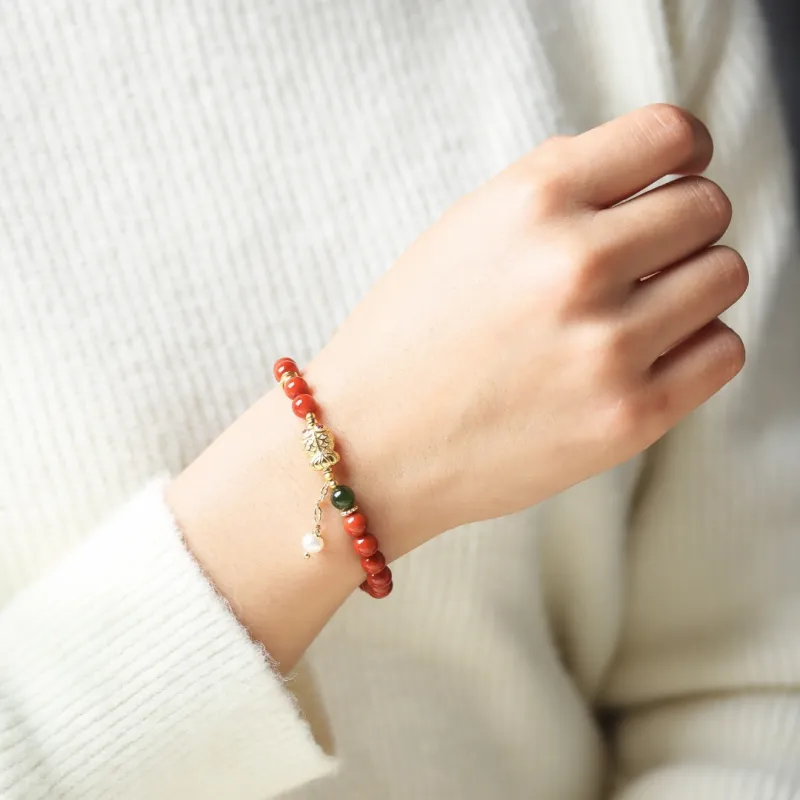TIANTAISHAN Agate Bracelets Unisex-5
