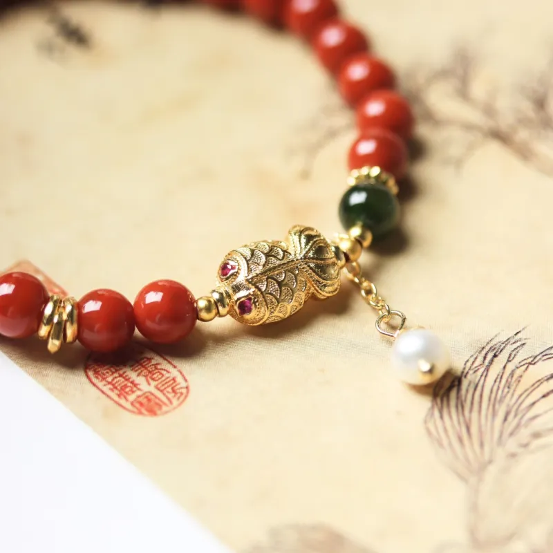 TIANTAISHAN Agate Bracelets Unisex-4