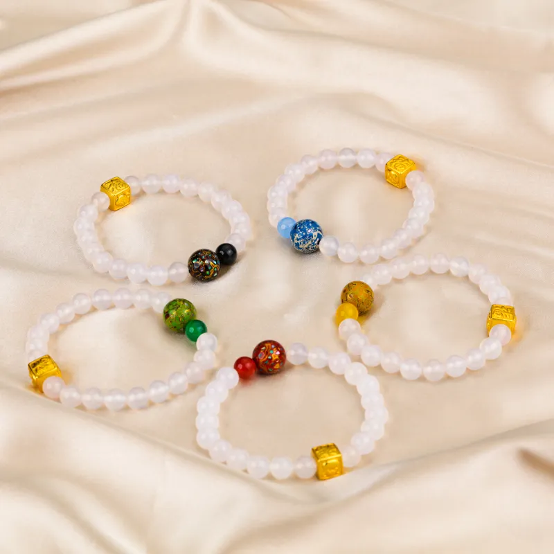 TIANTAISHAN Natural Agate Bracelets Unisex-19