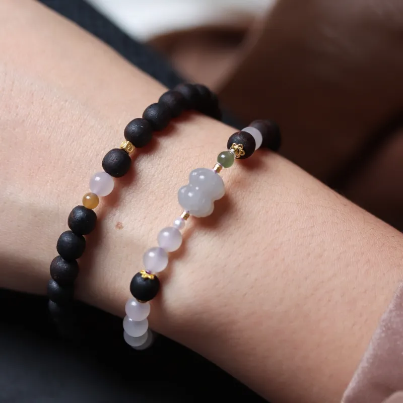 TIANTAISHAN Agarrattan Wooden Bracelets Unisex-4
